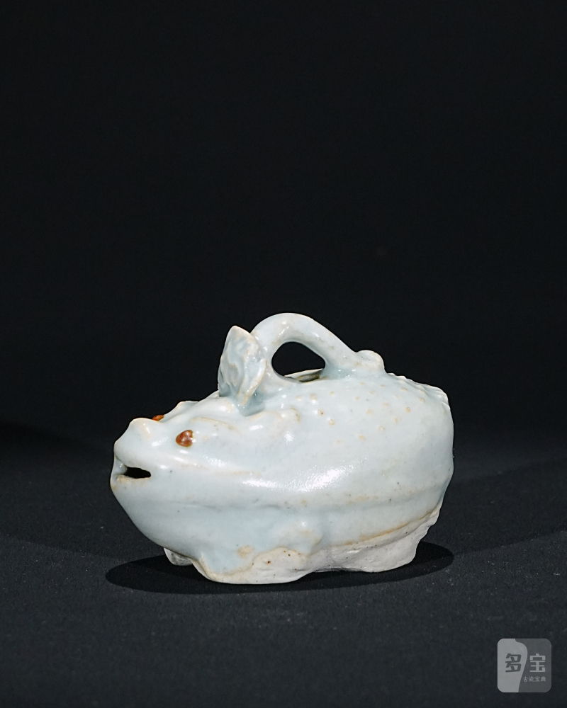 明 湖田蛙形砚滴